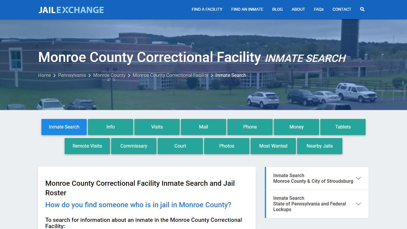 Monroe County Correctional Facility Inmate Search - Jail Exchange