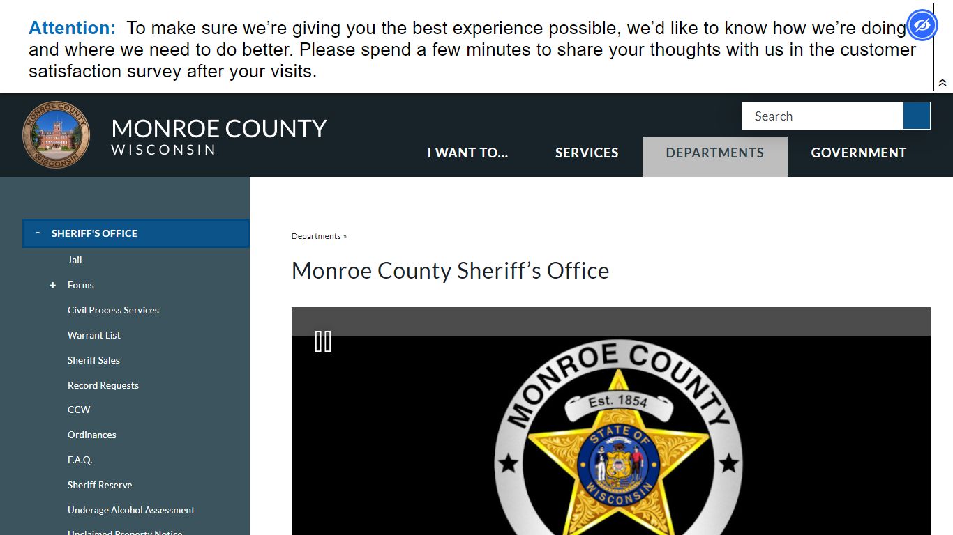 Monroe County Sheriff’s Office | Monroe County, WI