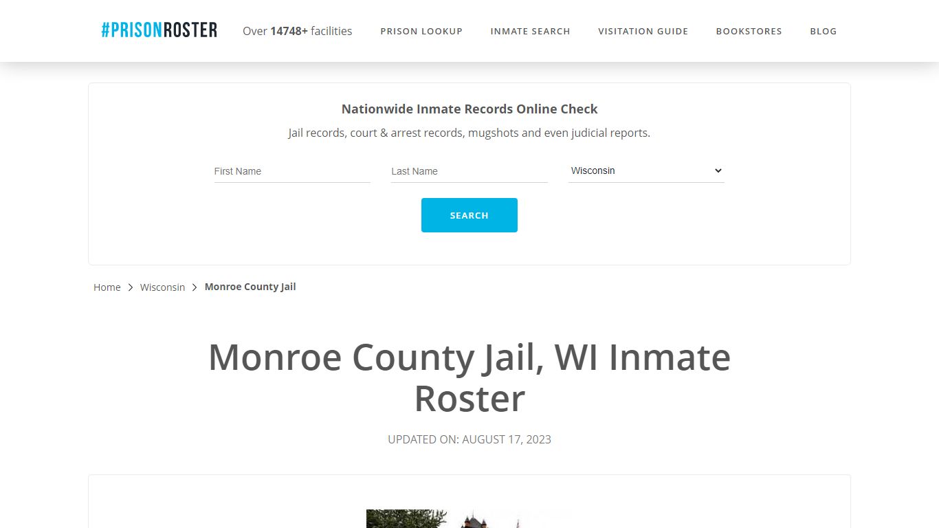 Monroe County Jail, WI Inmate Roster - Prisonroster