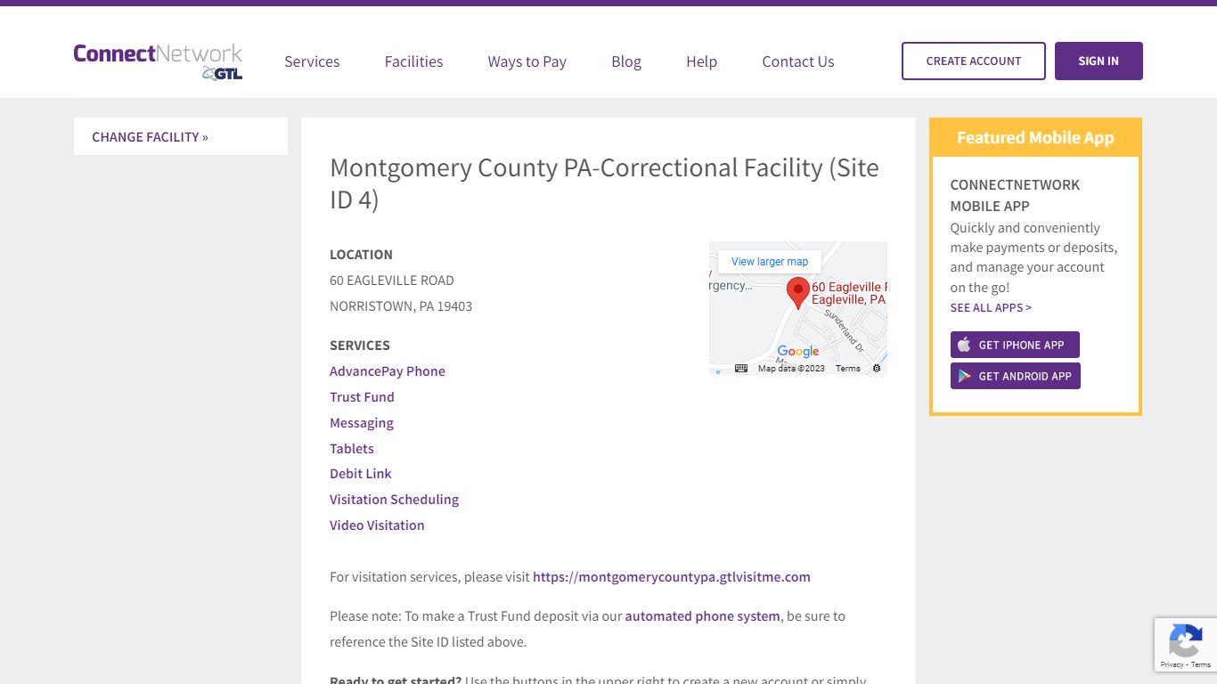 Montgomery County PA-Correctional Facility | ConnectNetwork
