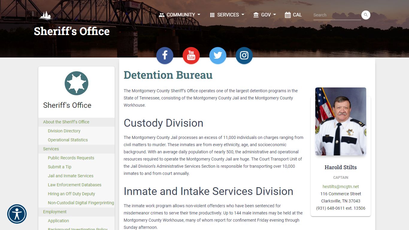 Jail Information - Montgomery County, TN
