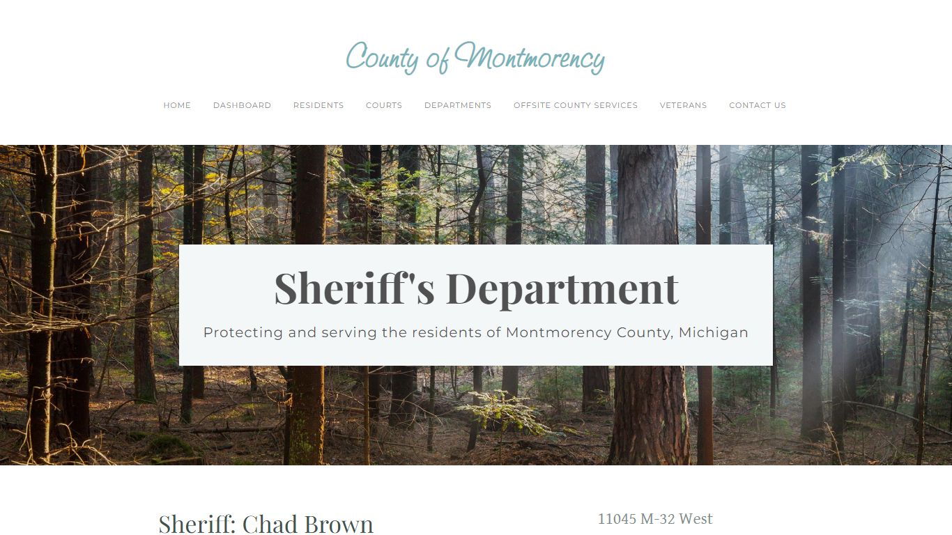 Sheriff - County of Montmorency