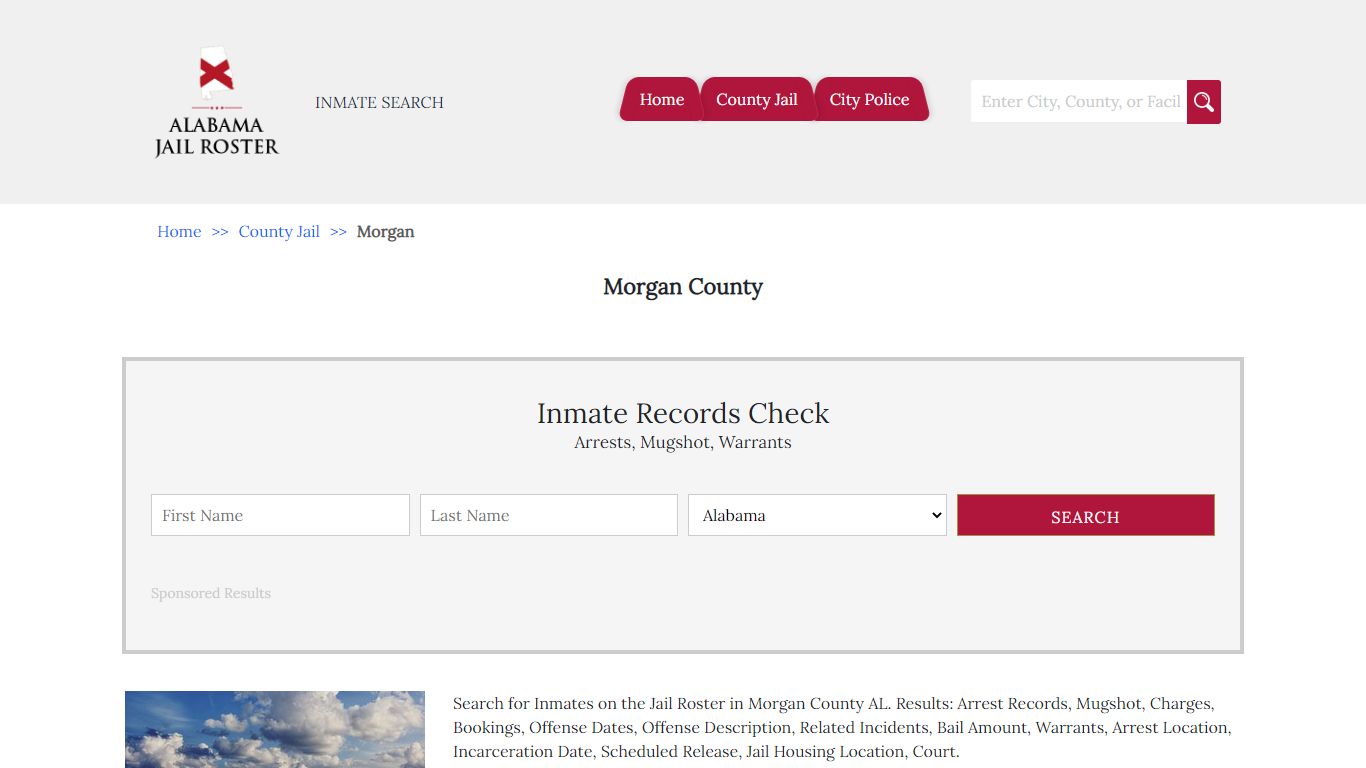 Morgan County | Alabama Jail Inmate Search