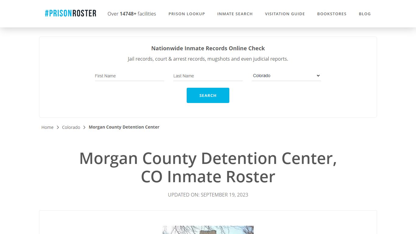 Morgan County Detention Center, CO Inmate Roster - Prisonroster