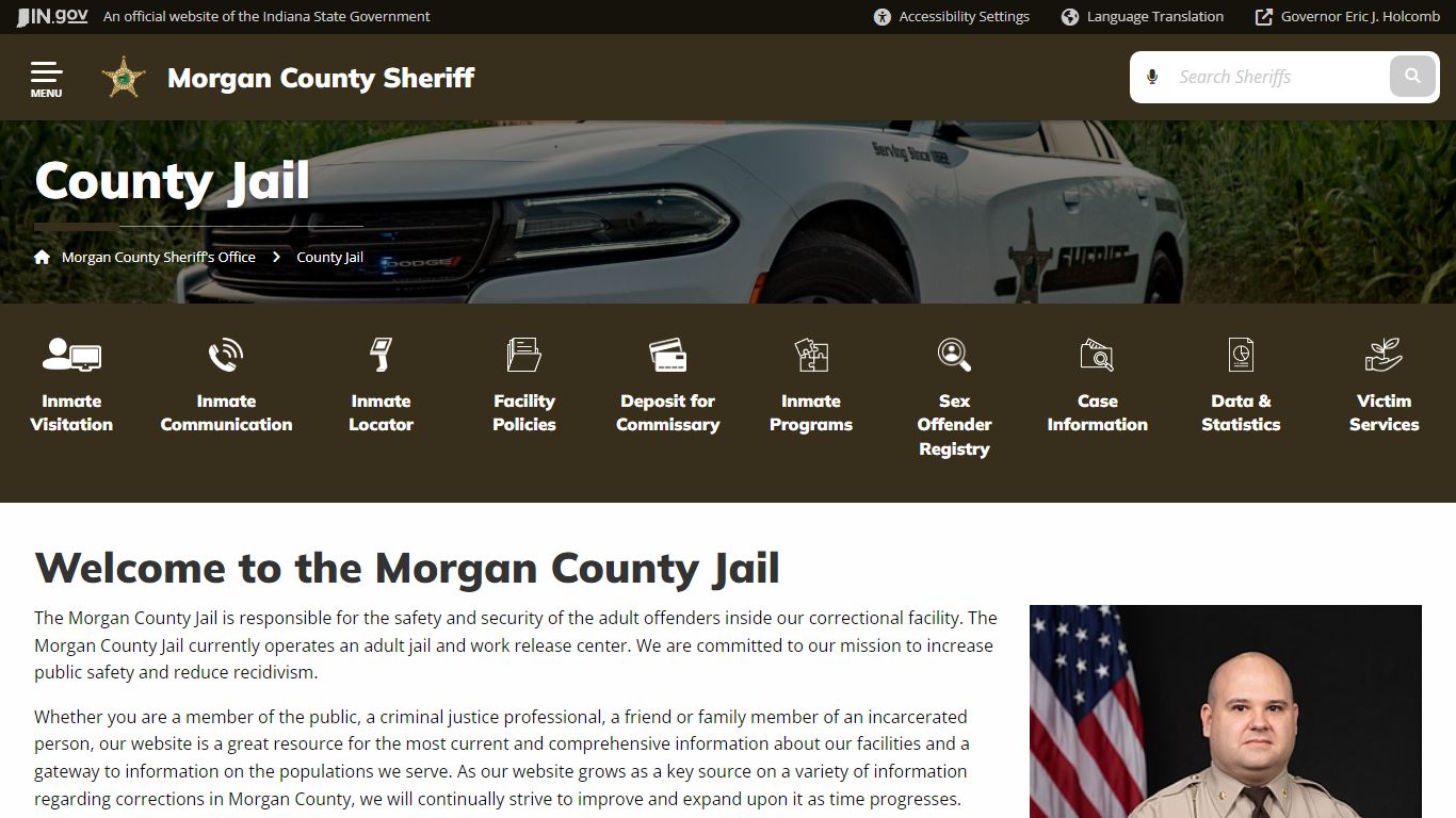 Morgan County Sheriff's Office: County Jail - IN.gov