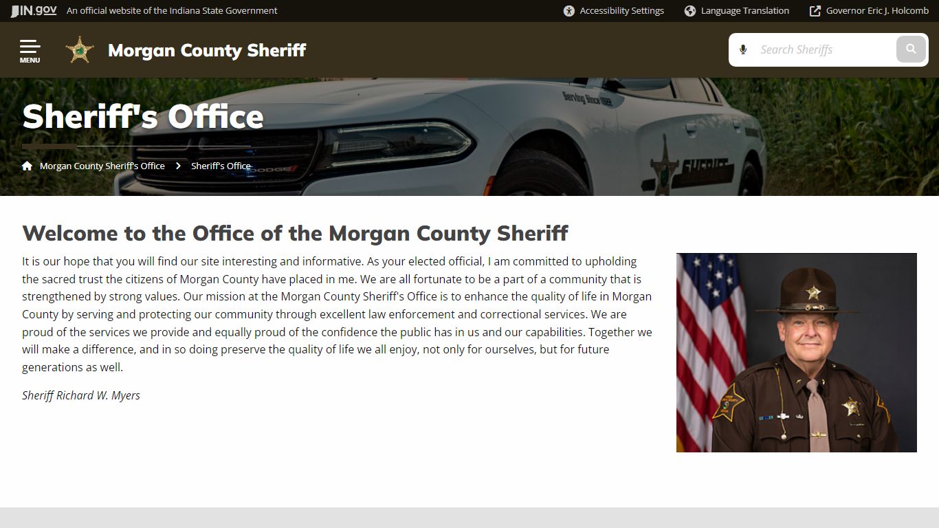 Morgan County Sheriff's Office: Sheriff's Office - IN.gov