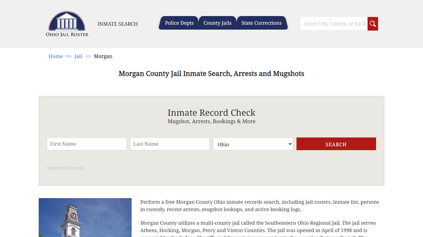 Morgan County Jail Inmate Search, Arrests and Mugshots
