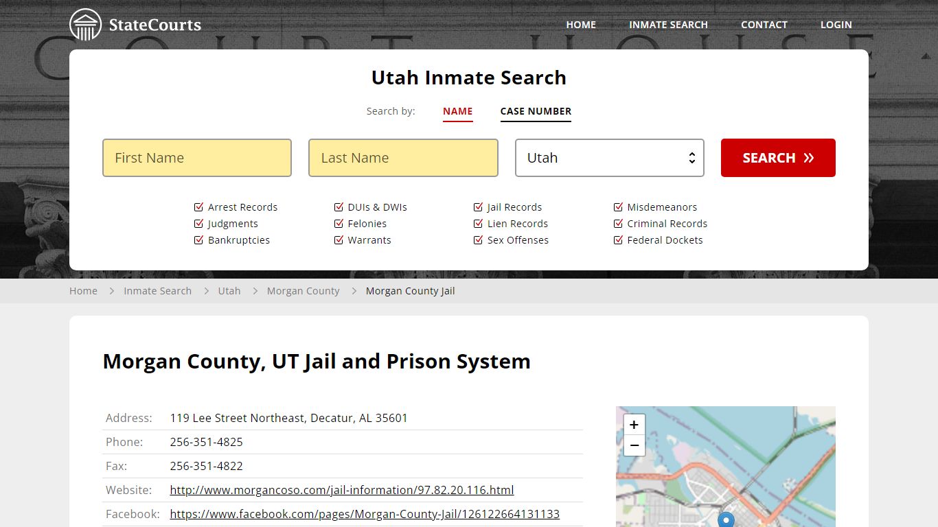 Morgan County Jail Inmate Records Search, Utah - StateCourts