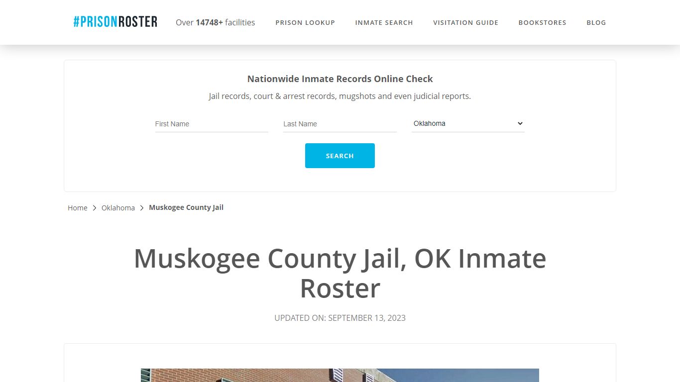 Muskogee County Jail, OK Inmate Roster - Prisonroster