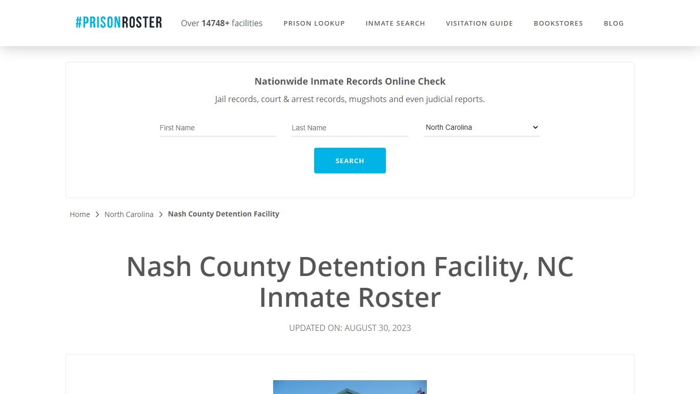 Nash County Detention Facility, NC Inmate Roster - Prisonroster