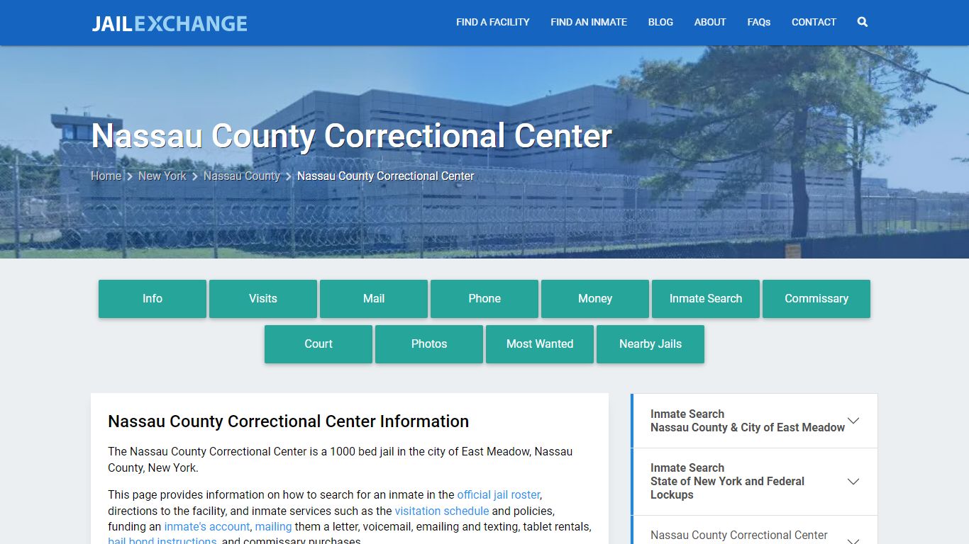 Nassau County Correctional Center - Jail Exchange
