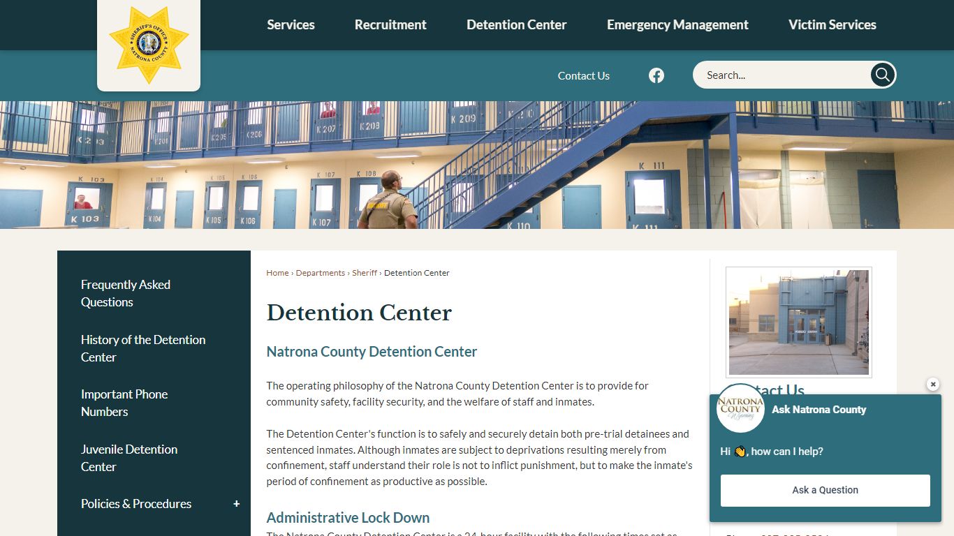 Detention Center | Natrona County, WY