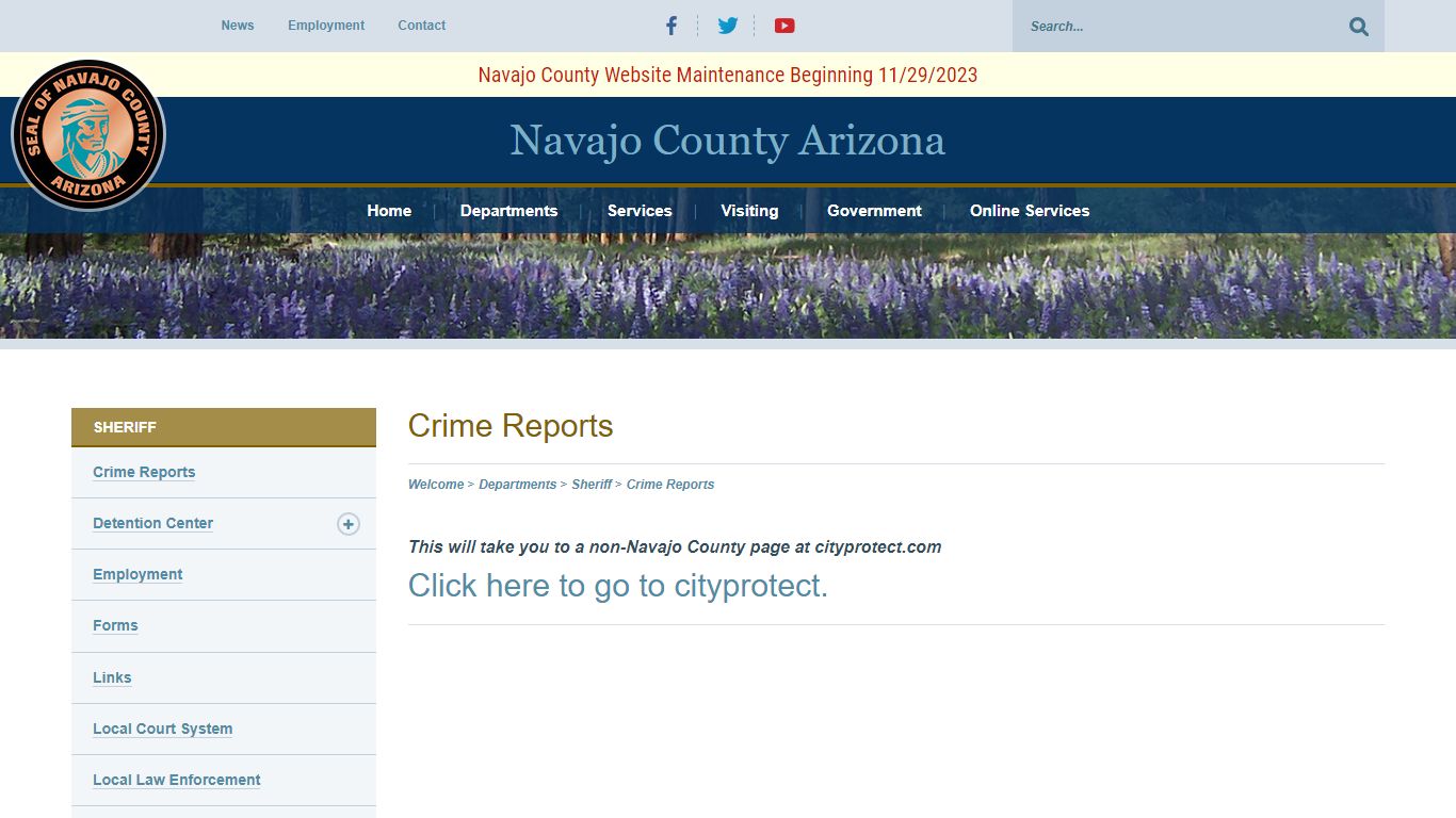 Crime Reports | Navajo County Sheriff