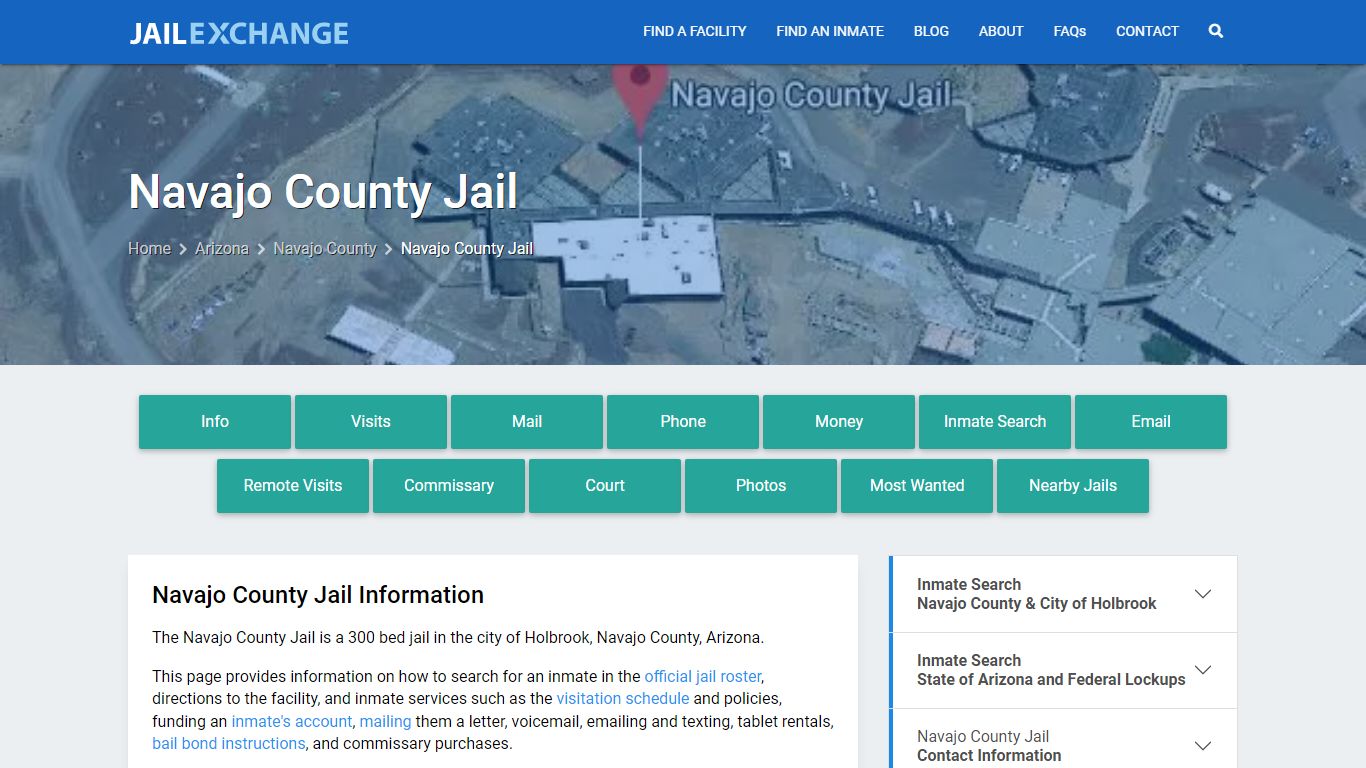 Navajo County Jail, AZ Inmate Search, Information