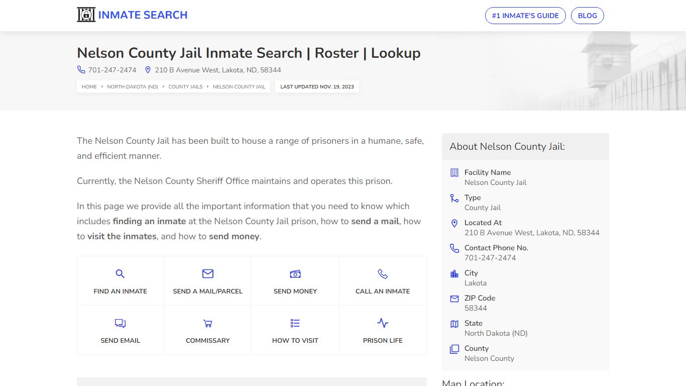 Nelson County Jail Inmate Search | Roster | Lookup