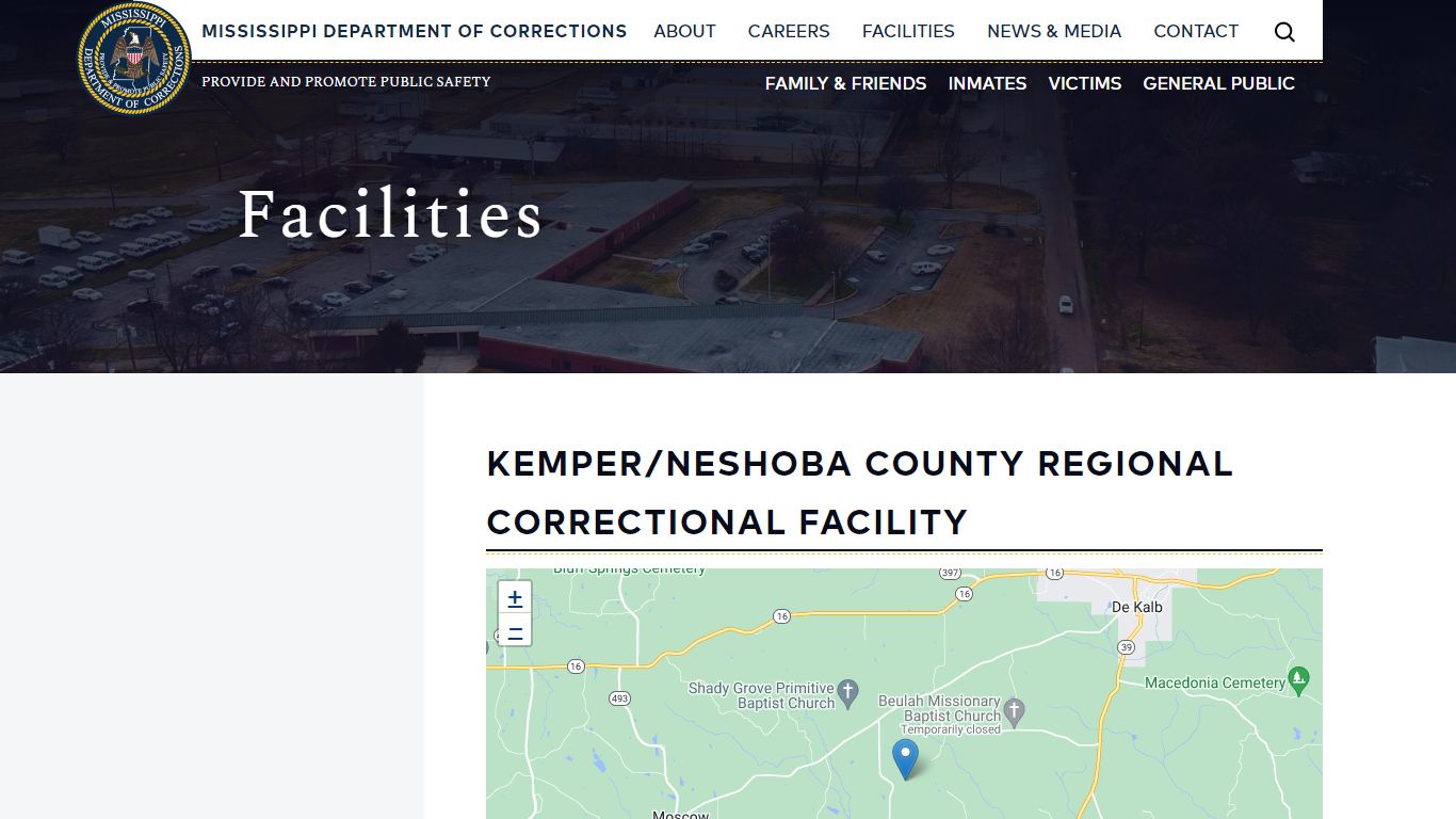 Kemper/Neshoba County Regional Correctional Facility | Mississippi ...