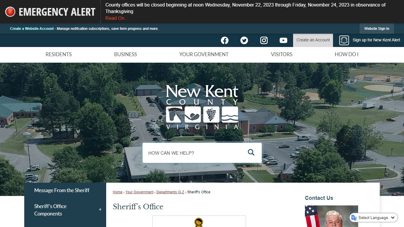 Sheriff's Office | New Kent County, VA - Official Website