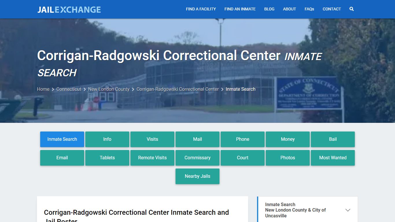 Corrigan-Radgowski Correctional Center Inmate Search - Jail Exchange