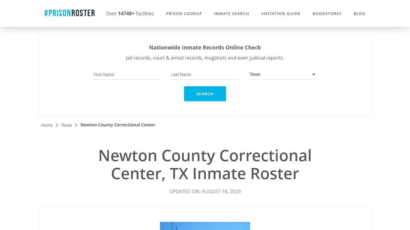 Newton County Correctional Center, TX Inmate Roster - Prisonroster
