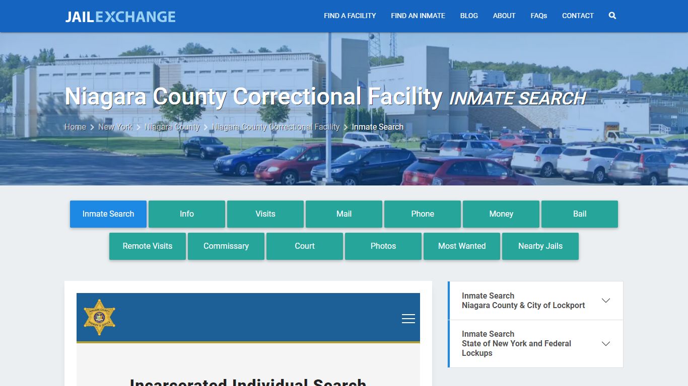 Niagara County Correctional Facility Inmate Search - Jail Exchange