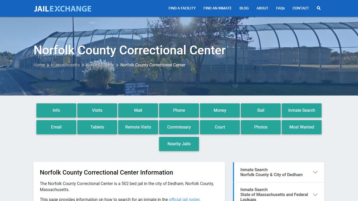 Norfolk County Correctional Center - Jail Exchange
