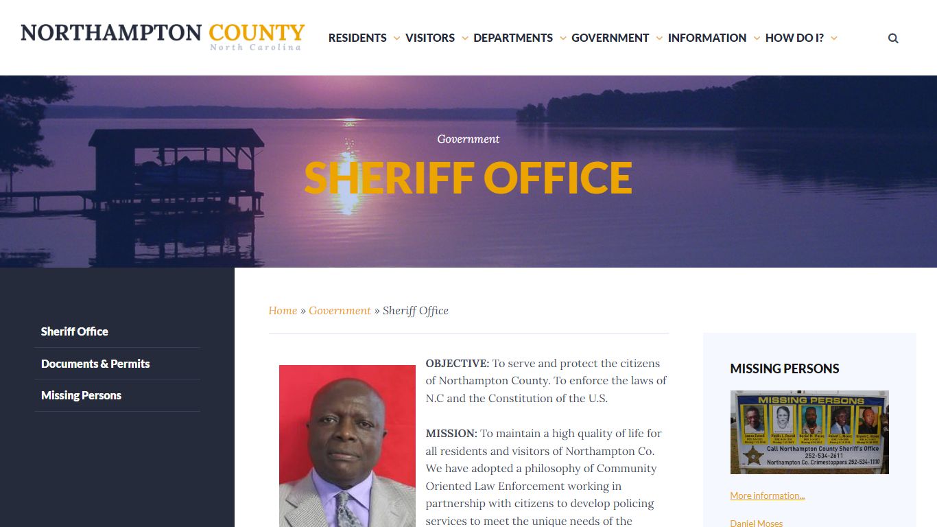 Sheriff Office - Northampton County, North Carolina