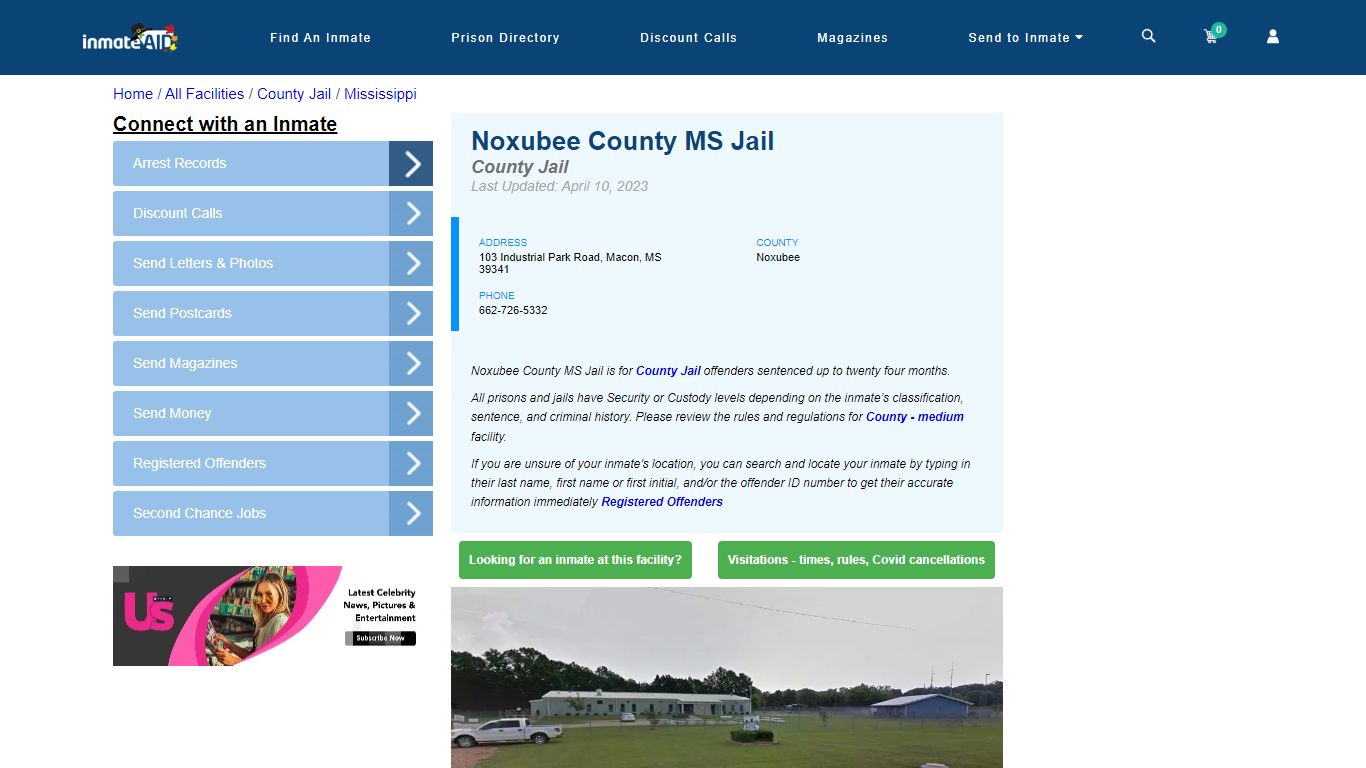 Noxubee County MS Jail - Inmate Locator - Macon, MS