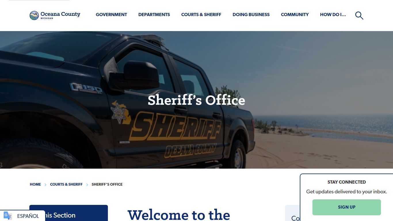 Sheriff’s Office - Oceana County Michigan