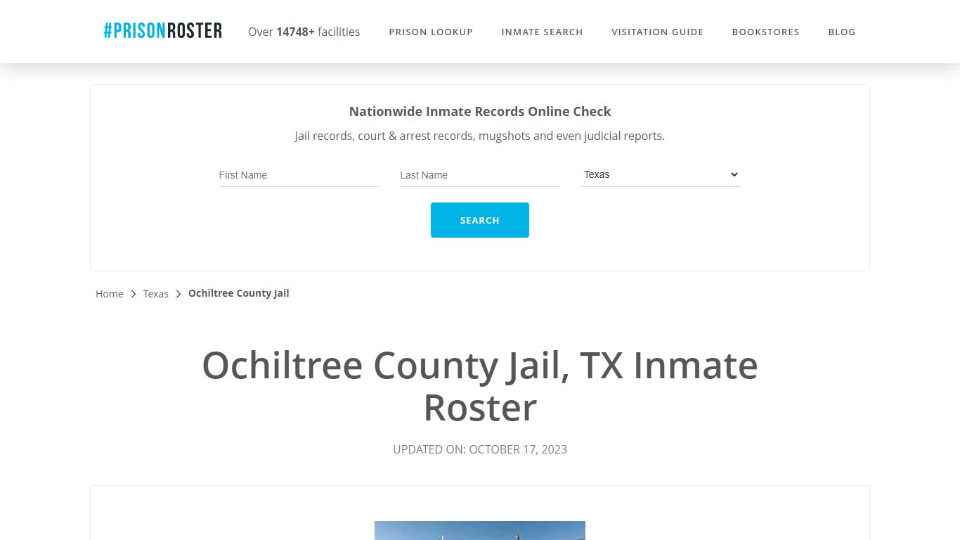 Ochiltree County Jail, TX Inmate Roster - Prisonroster