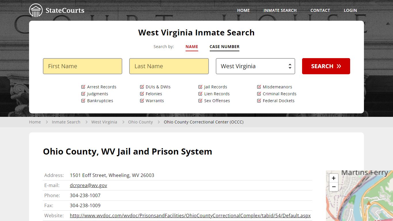 Ohio County Correctional Center (OCCC) Inmate Records Search, West ...