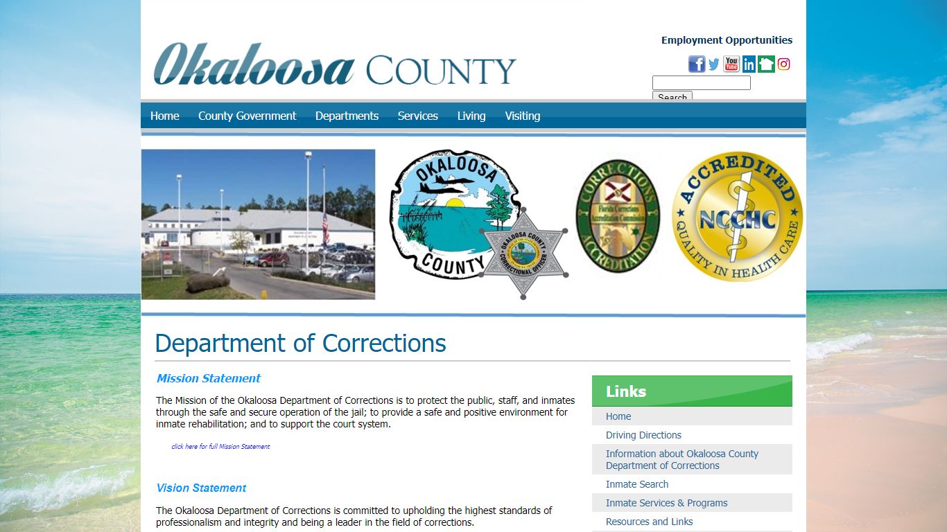 Corrections - Home | Okaloosa County