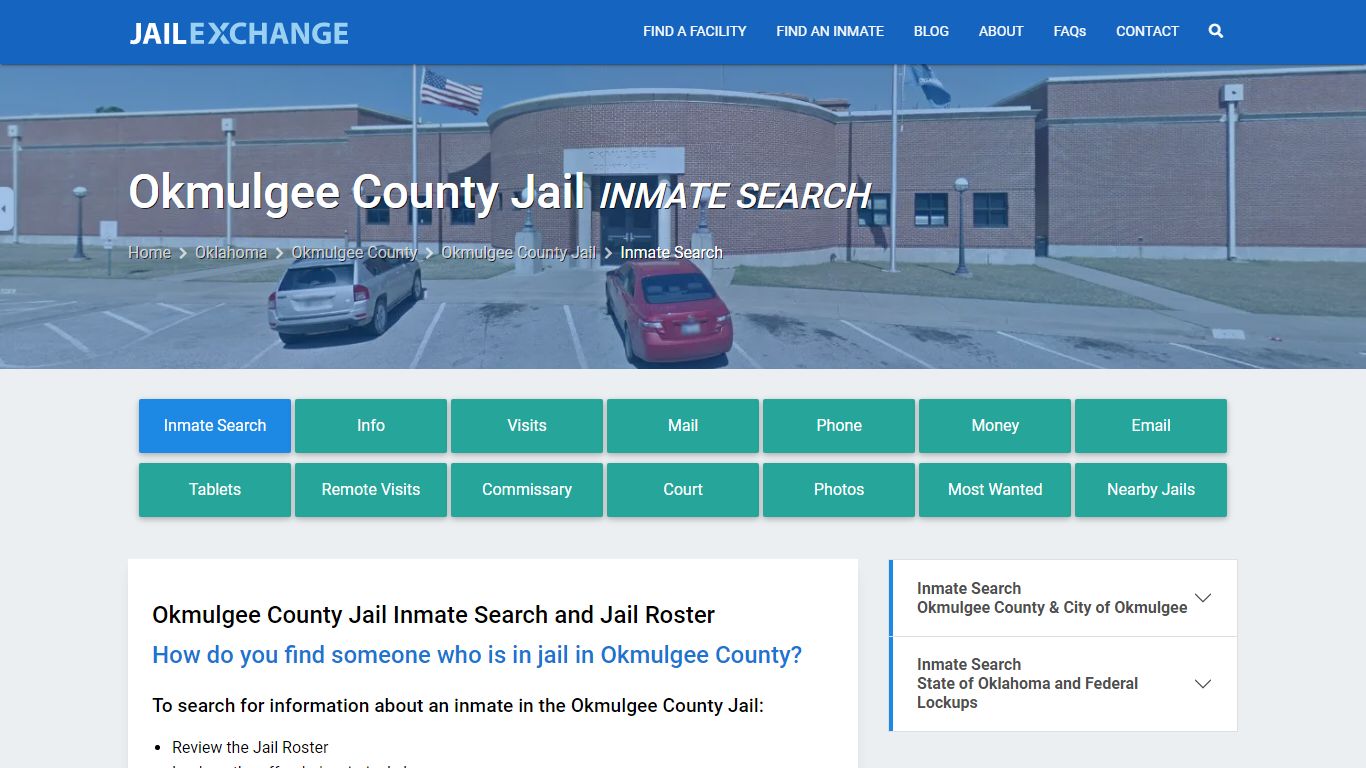 Inmate Search: Roster & Mugshots - Okmulgee County Jail, OK
