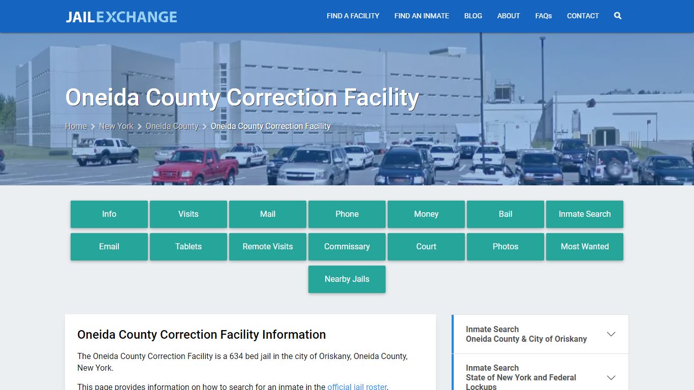 Oneida County Correction Facility - Jail Exchange