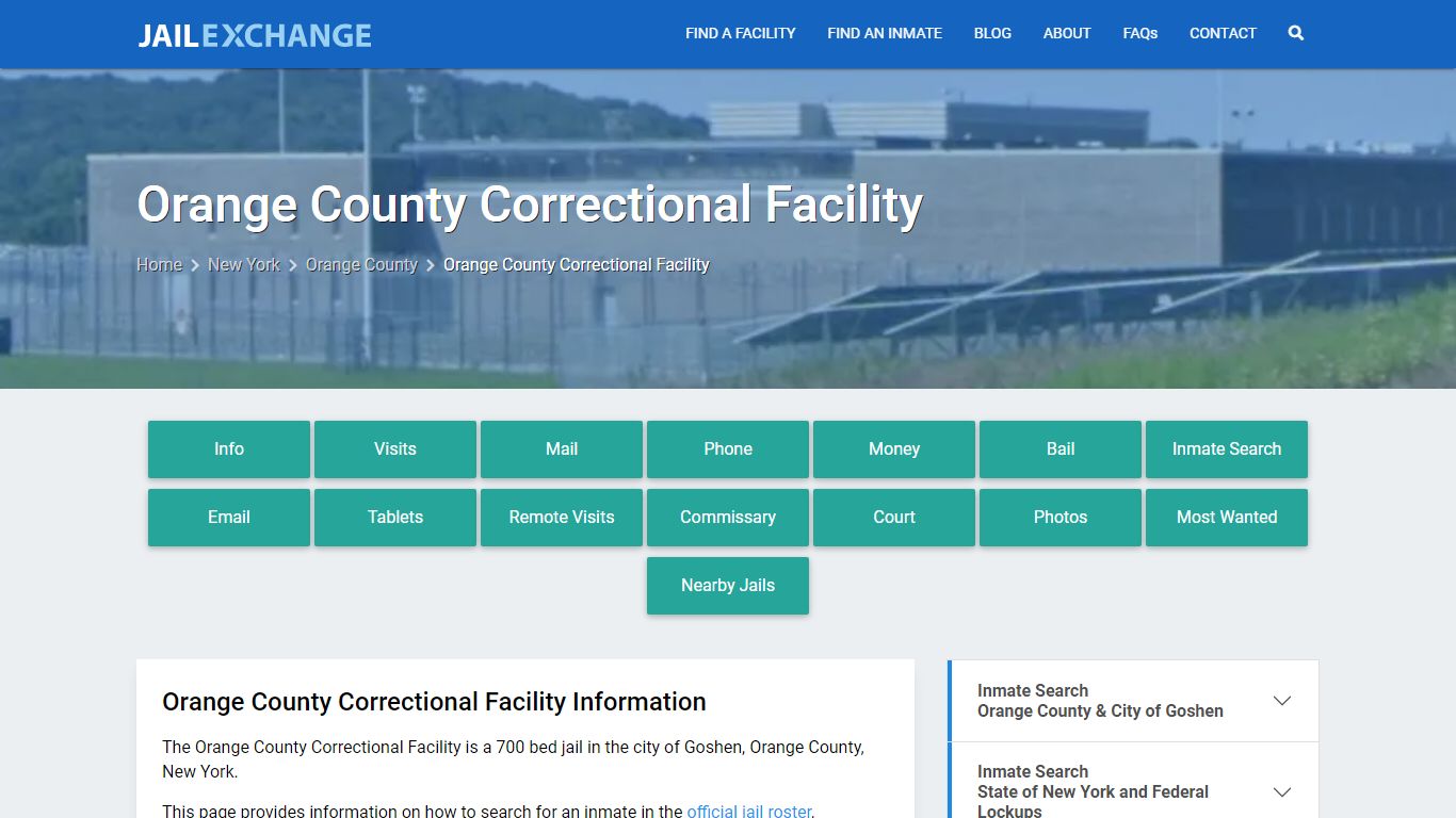 Orange County Correctional Facility - Jail Exchange