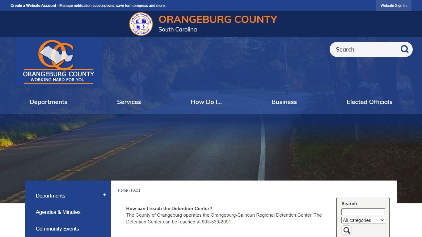 FAQs • Orangeburg County, SC • CivicEngage