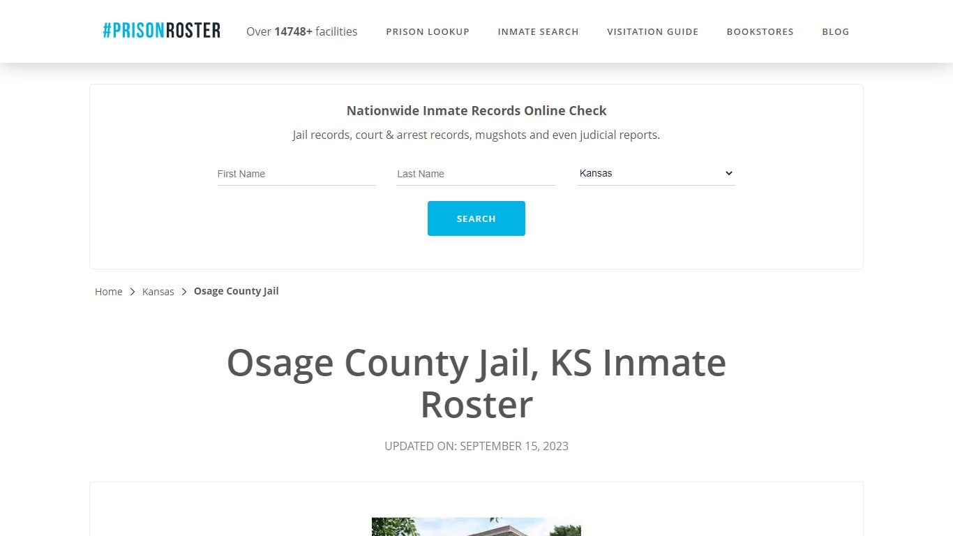 Osage County Jail, KS Inmate Roster - Prisonroster