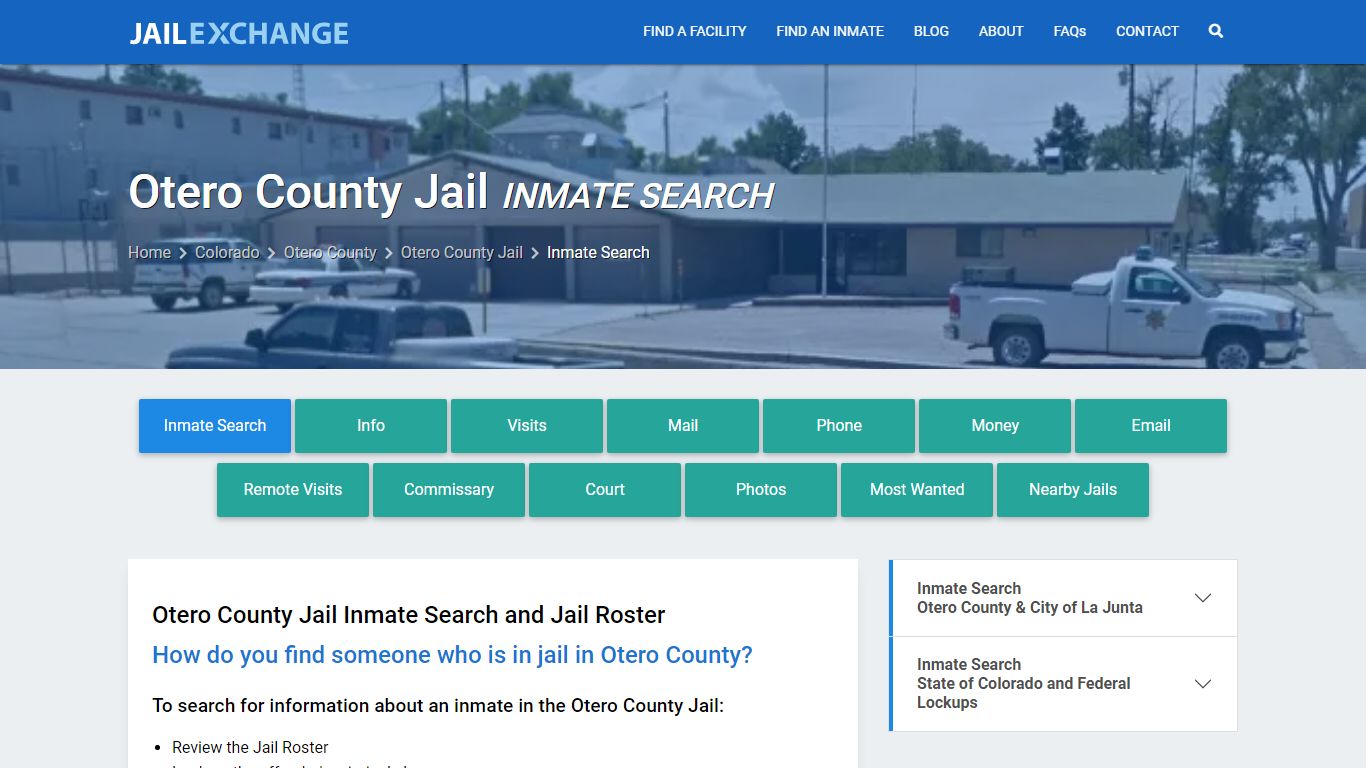 Otero County Jail Inmate Search - Jail Exchange