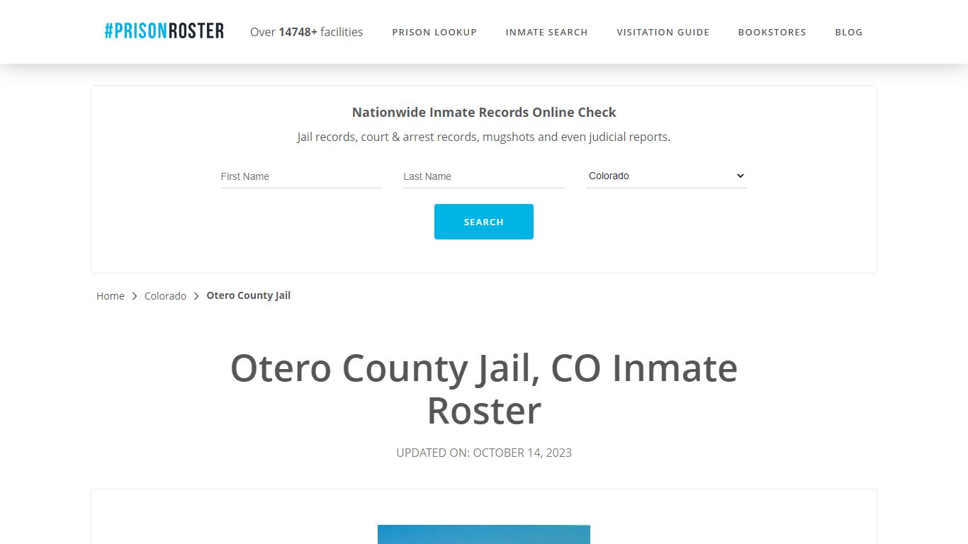 Otero County Jail, CO Inmate Roster - Prisonroster