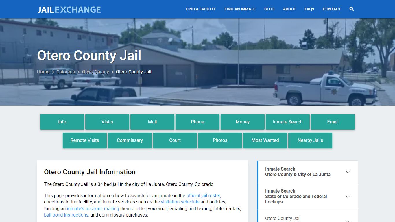 Otero County Jail, CO Inmate Search, Information