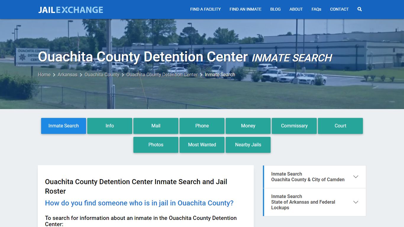 Ouachita County Detention Center Inmate Search - Jail Exchange
