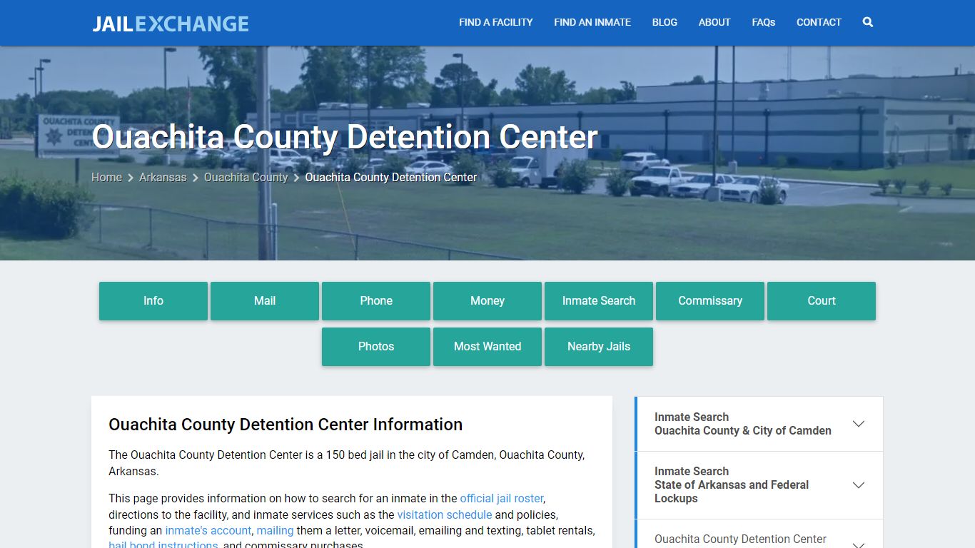 Ouachita County Detention Center, AR Inmate Search, Information