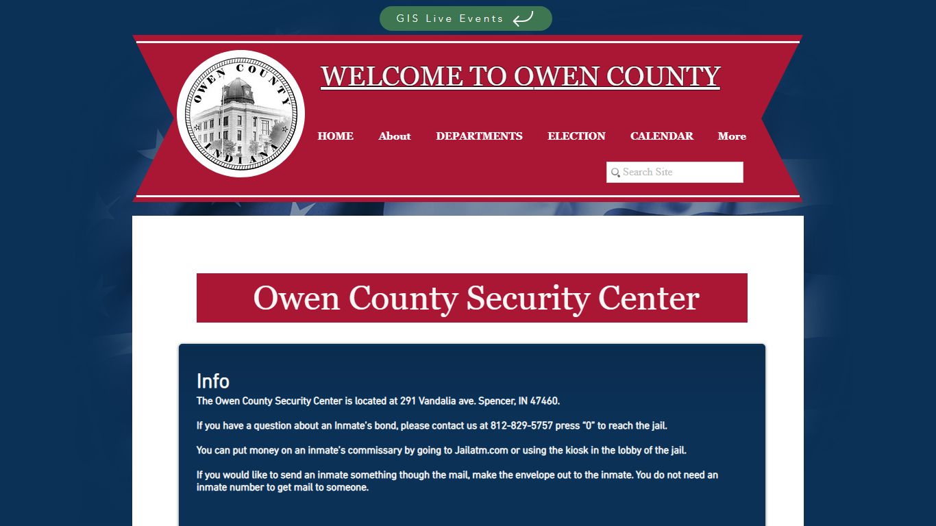 OWEN COUNTY SECURITY CENTER | owencounty
