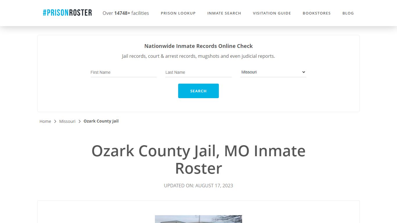 Ozark County Jail, MO Inmate Roster - Prisonroster
