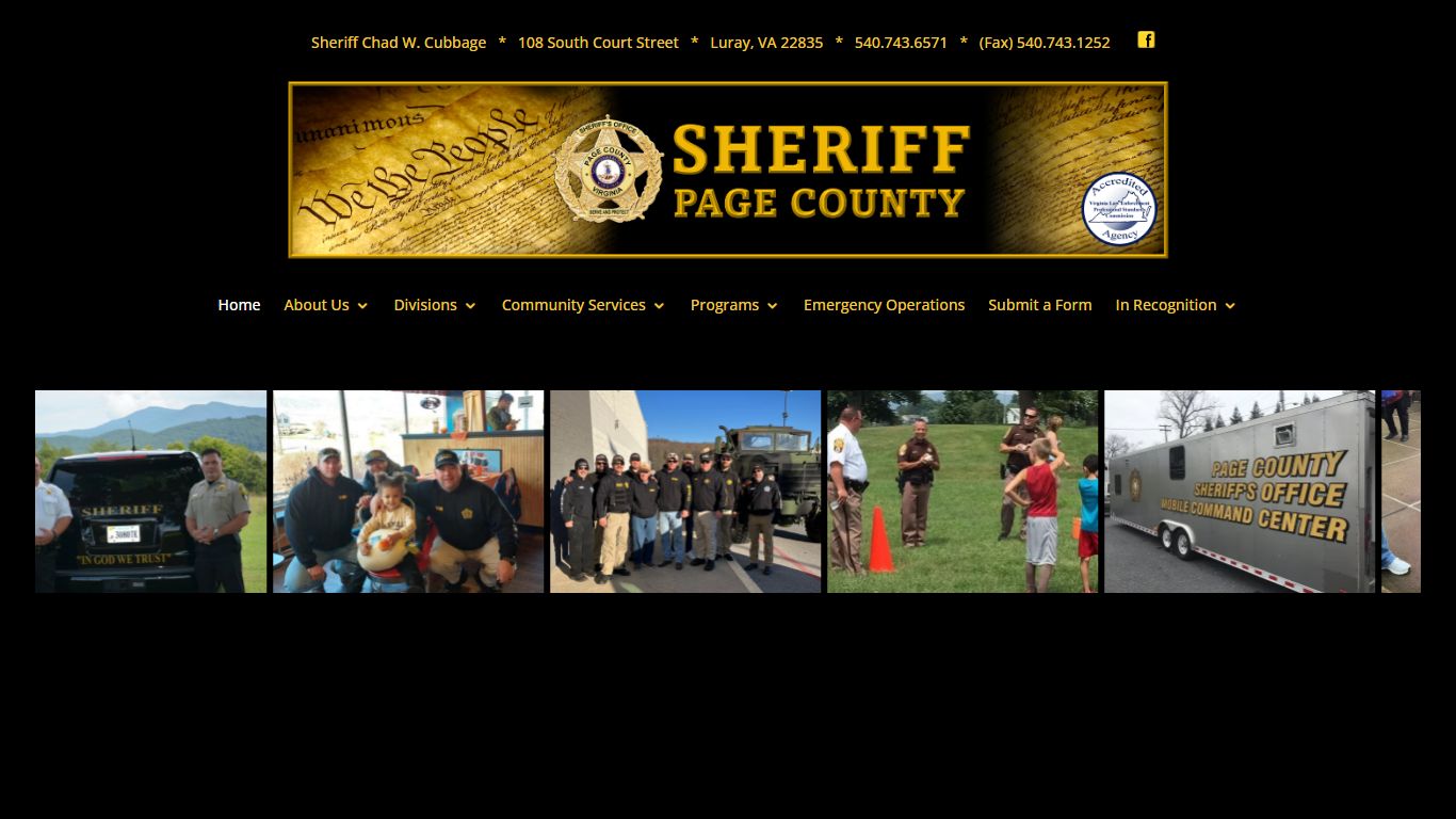Page County Sheriff's Office | Citizens First