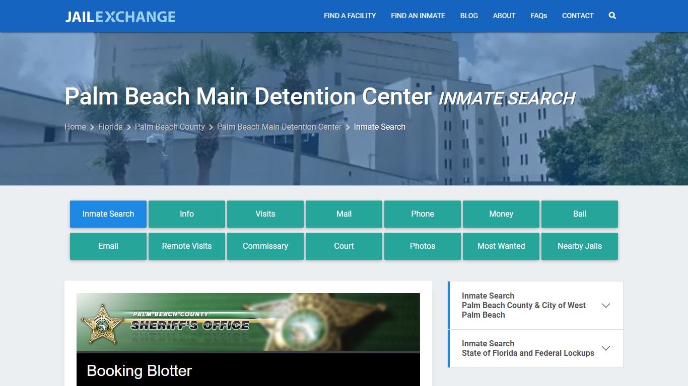Palm Beach Main Detention Center Inmate Search - Jail Exchange