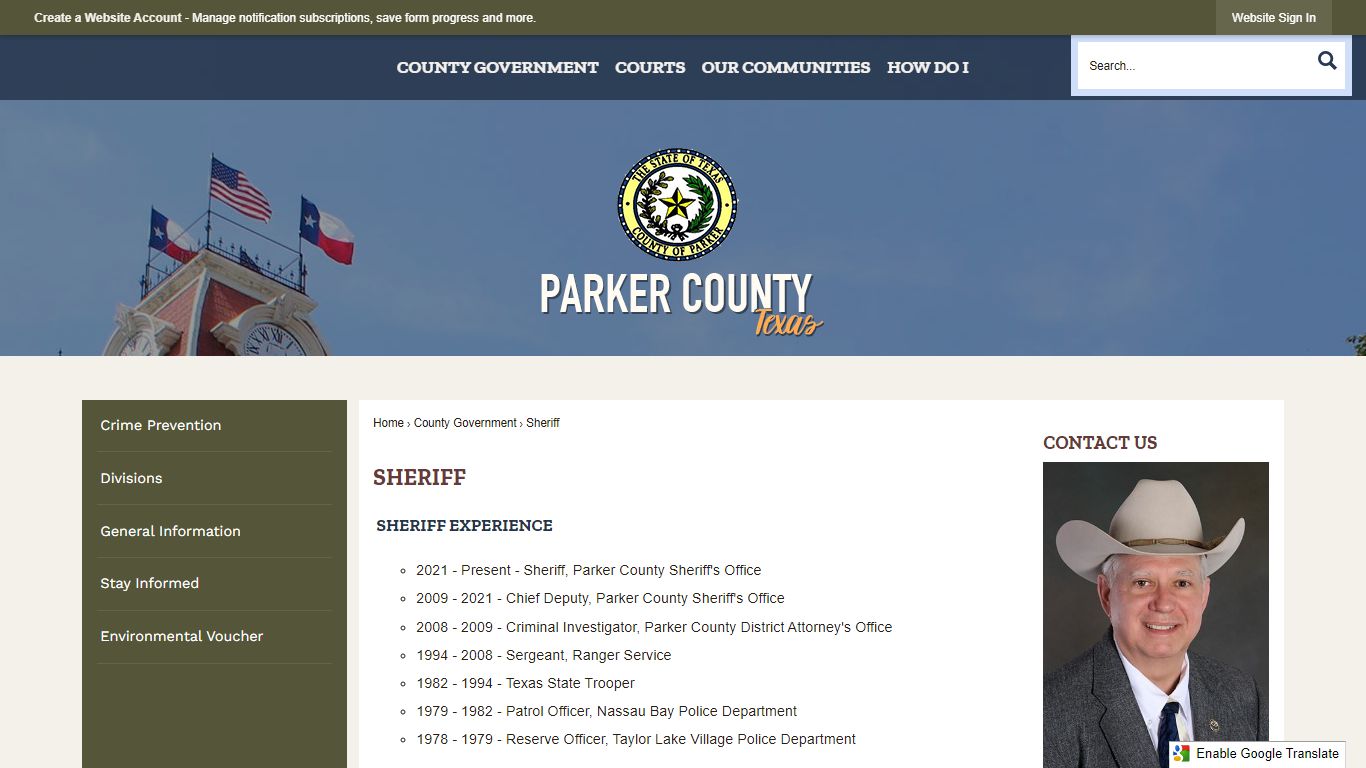 Sheriff | Parker County, TX - Official Website