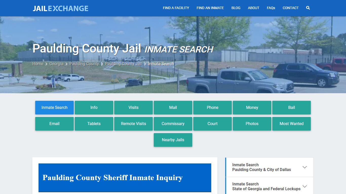 Inmate Search: Roster & Mugshots - Paulding County Jail, GA