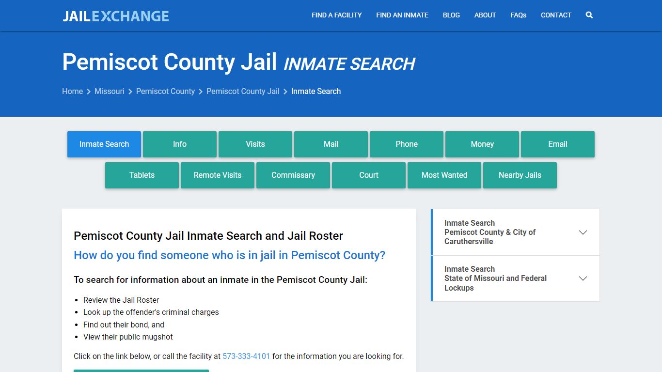 Inmate Search: Roster & Mugshots - Pemiscot County Jail, MO