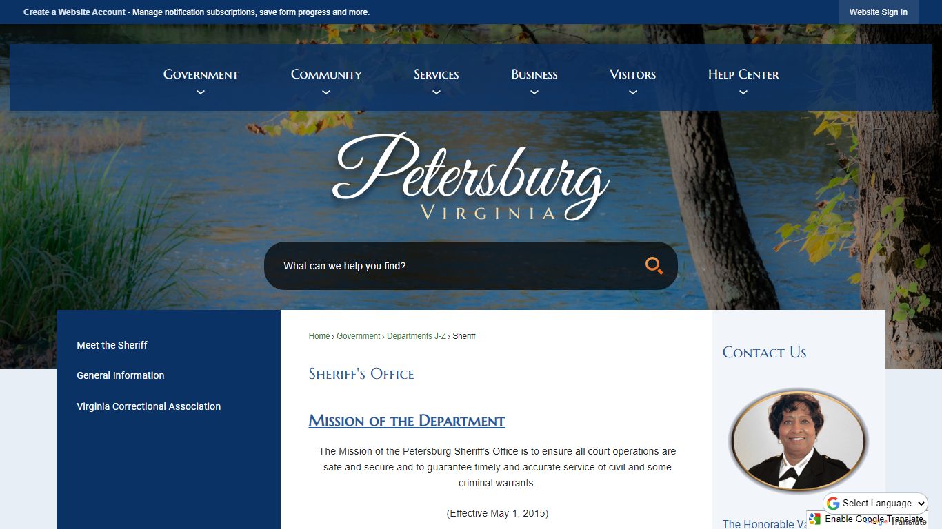 Sheriff's Office | Petersburg, VA - Official Website