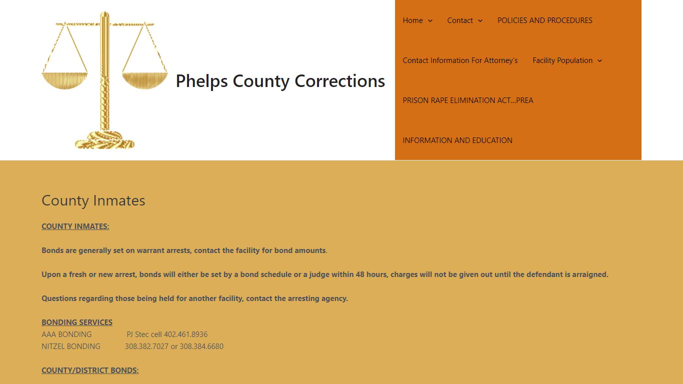 County Inmates – Phelps County Corrections